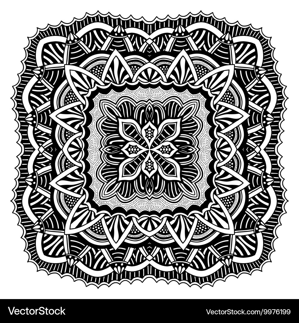 Mandala ethnic decorative elements Royalty Free Vector Image