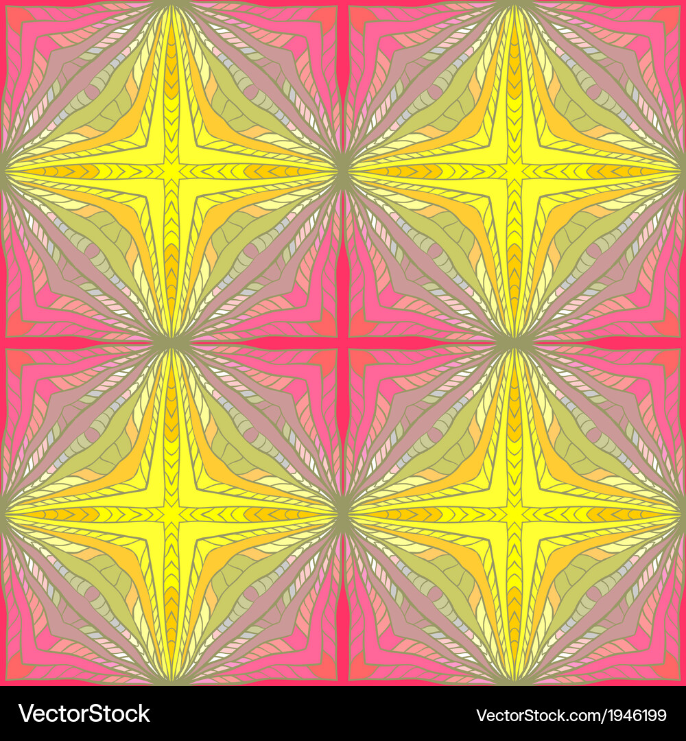 Seamless abstract hand drawn pattern Royalty Free Vector
