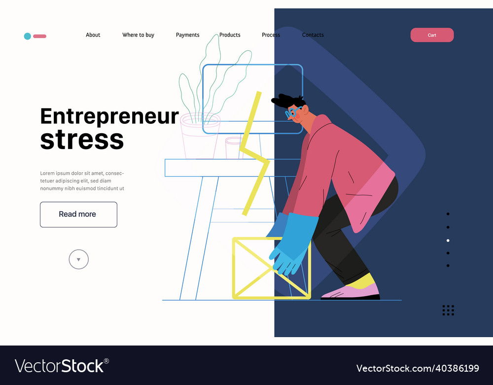 Startup website landing template