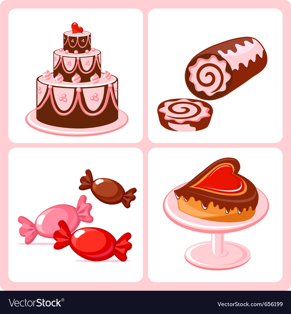 Sweets Royalty Free Vector Image - Vectorstock