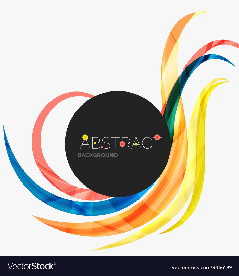 Swirling Abstract Color Background