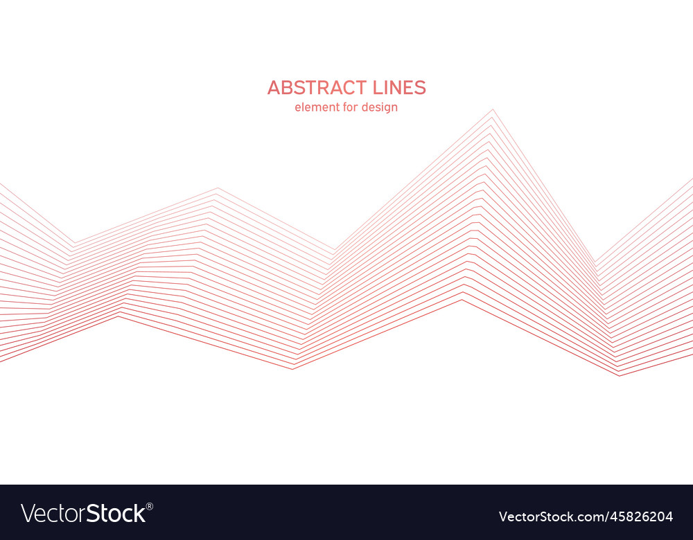 Abstract colorful wave element for design vector image Abstract colorful wave element for design