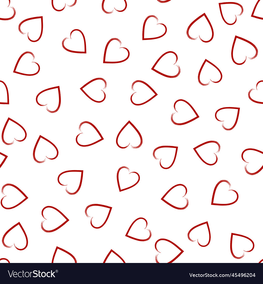 Abstract seamless heart pattern