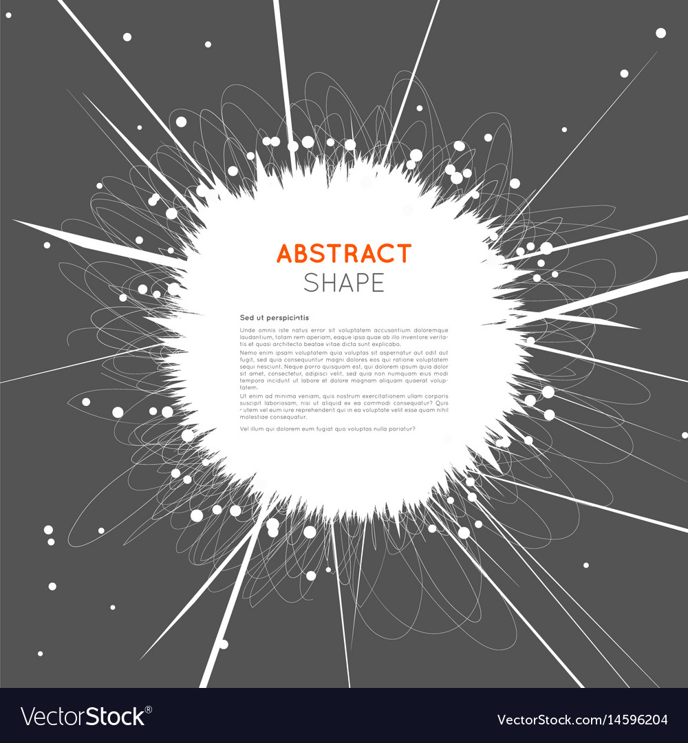 Abstract space explosion background