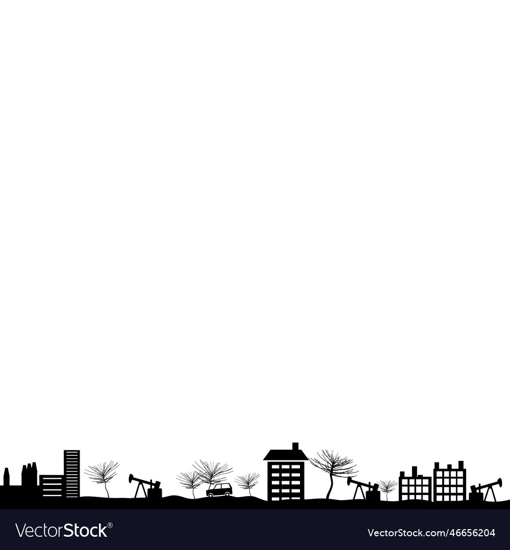 City landscape Royalty Free Vector Image - VectorStock