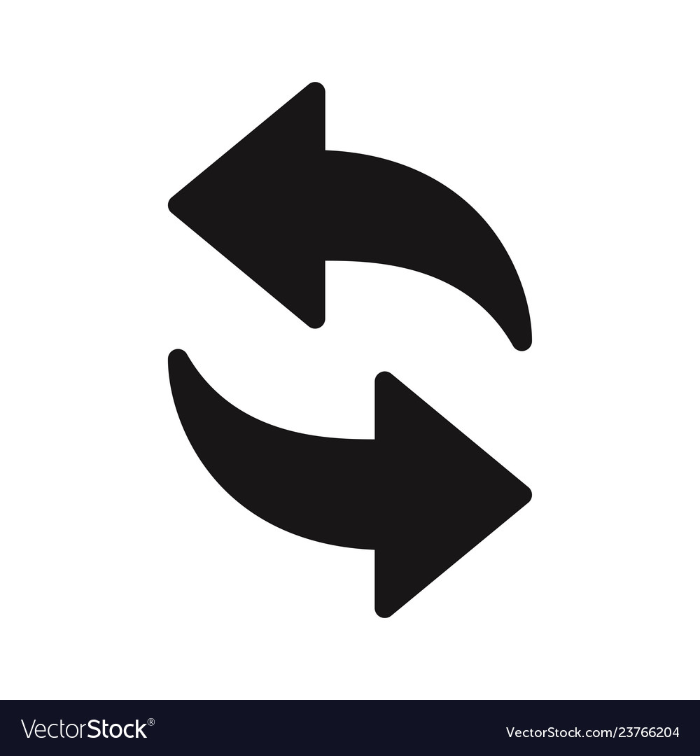 Refresh reload icon vector image Refresh reload icon