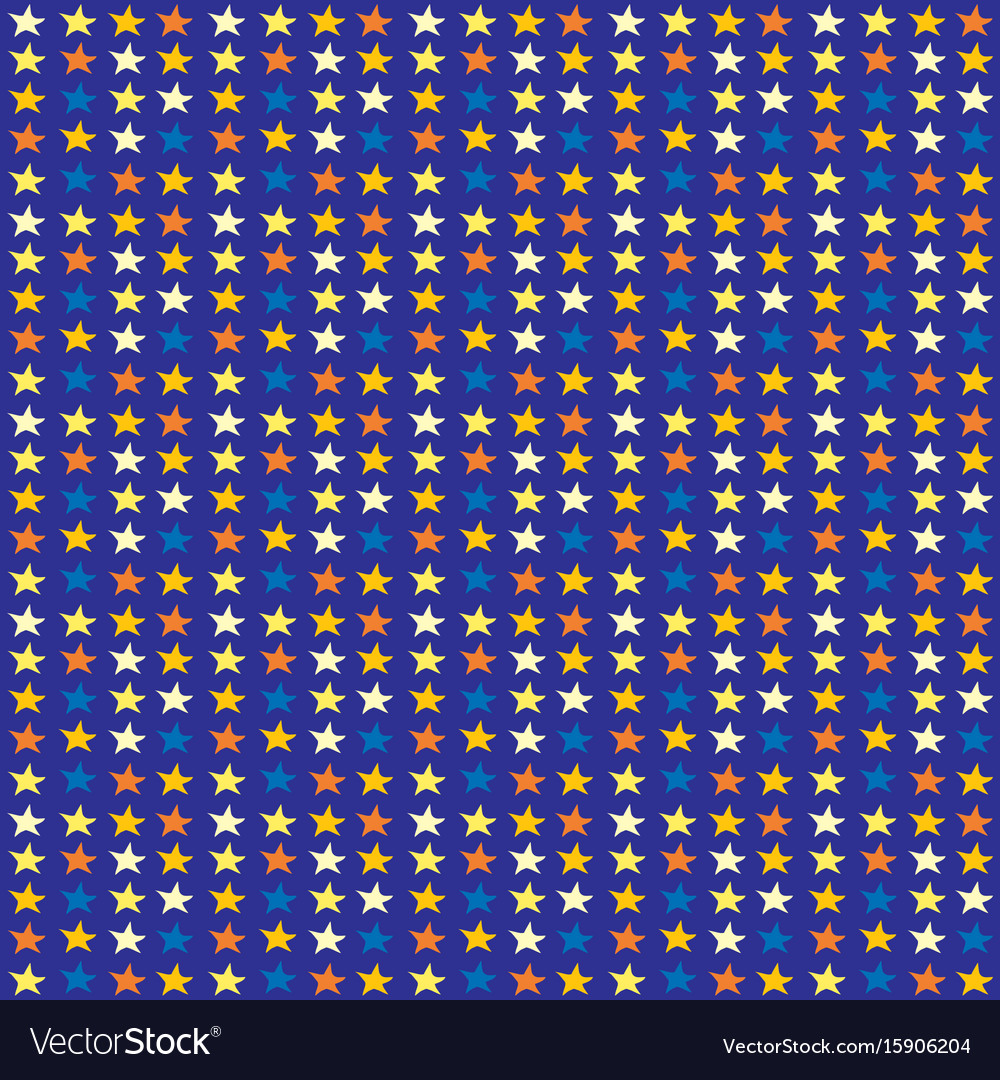 Seamless pattern with stars