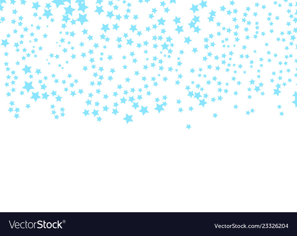 Star background confetti design pattern falling