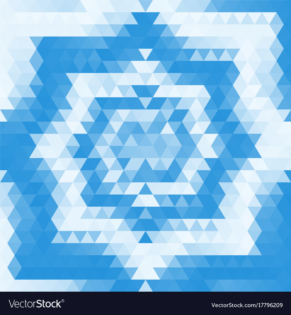 Abstract swirl background of triangles