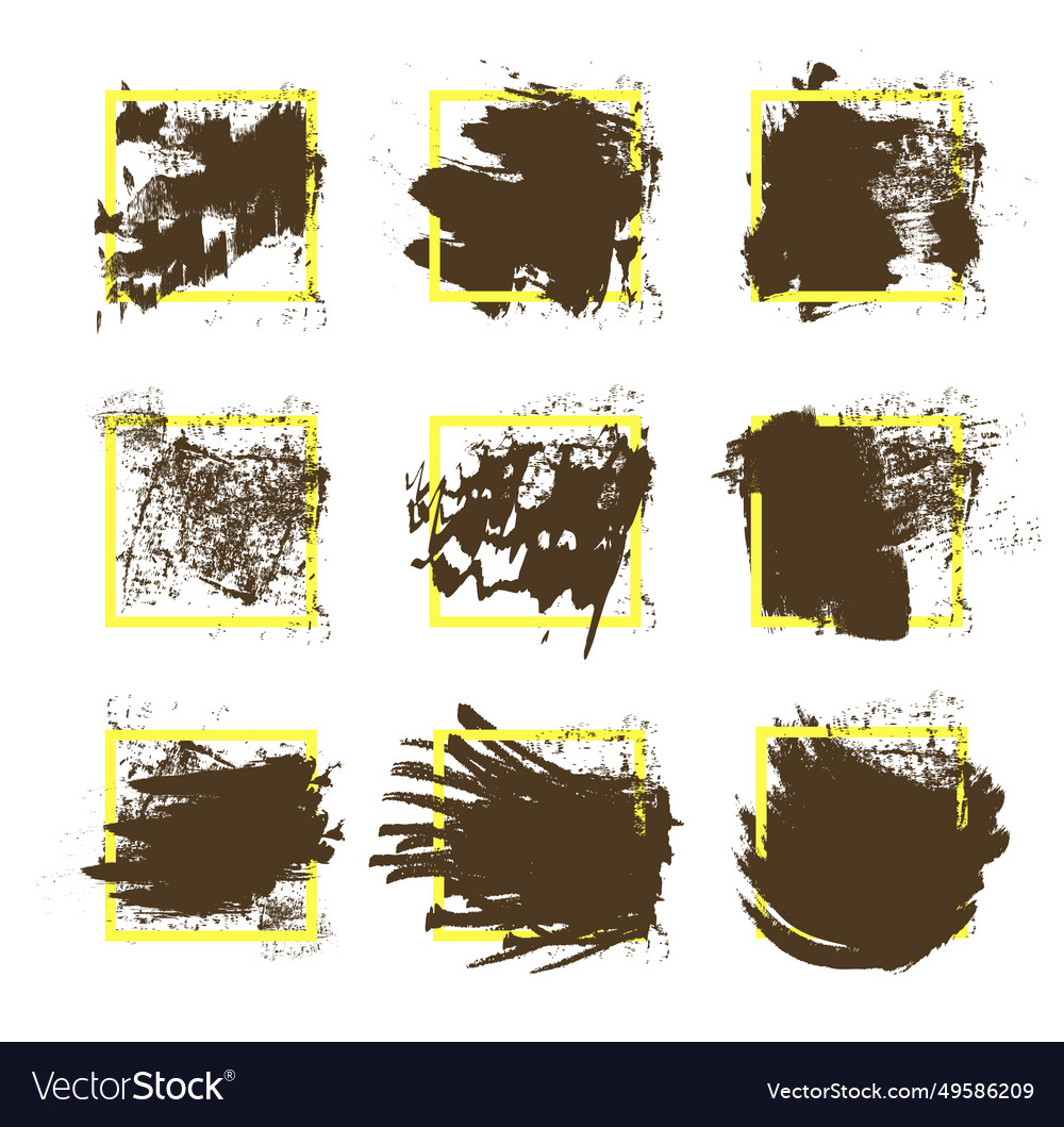 An element of dirty artistic design in the frame