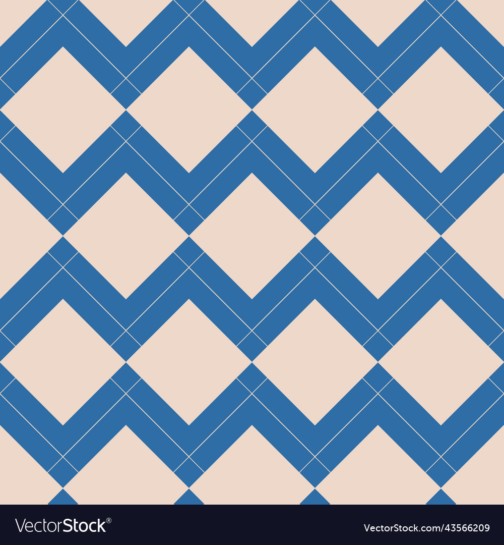 Colorful angular seamless pattern rhombus vector image Colorful angular seamless pattern rhombus