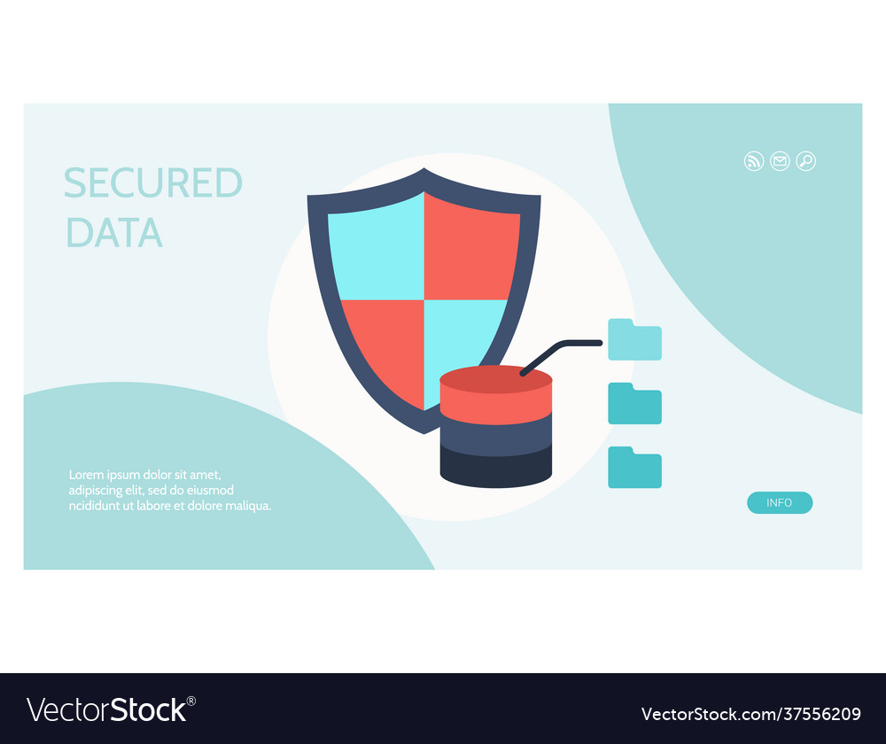 Data analysis tools web page flat design Vector Image Data analysis tools web page flat design