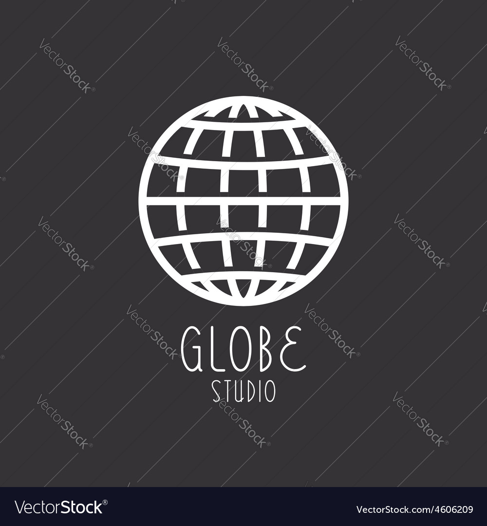 Globe sign business logo