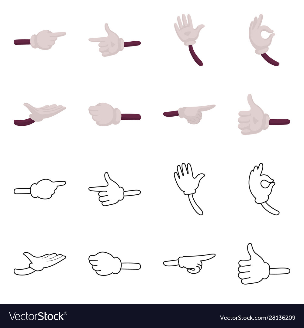 Isolated object animation and gestures icon