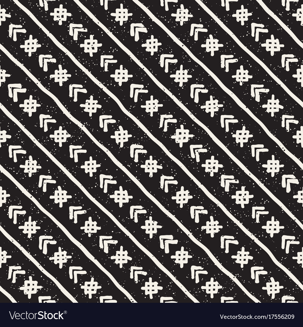 Seamless pattern with hand drawn lines abstract