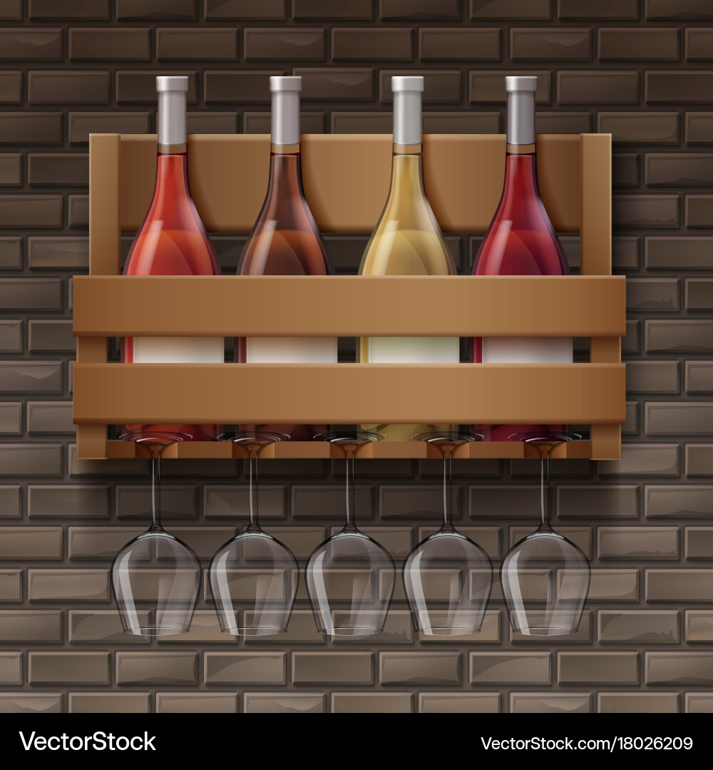 Set wine Royalty Free Vector Image - VectorStock
