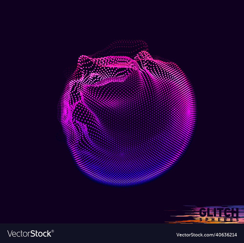 Abstract colorful mesh on dark background