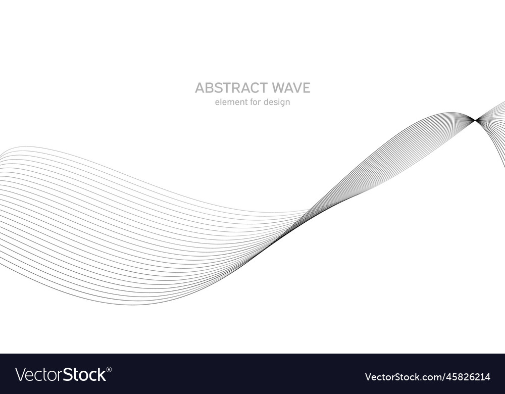Abstract wave element for design digital vector image Abstract wave element for design digital