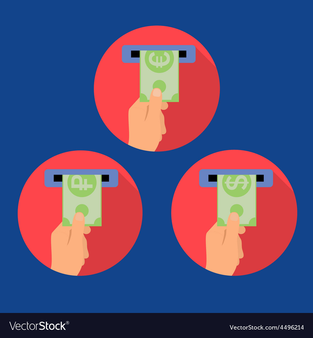 Concept of payment options in flat style