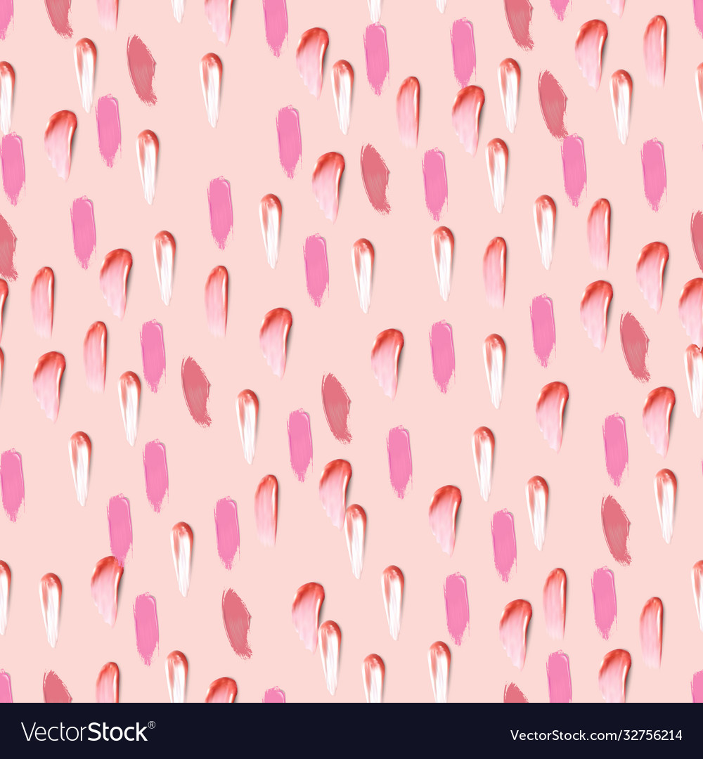 Make up seamless pattern beauty background