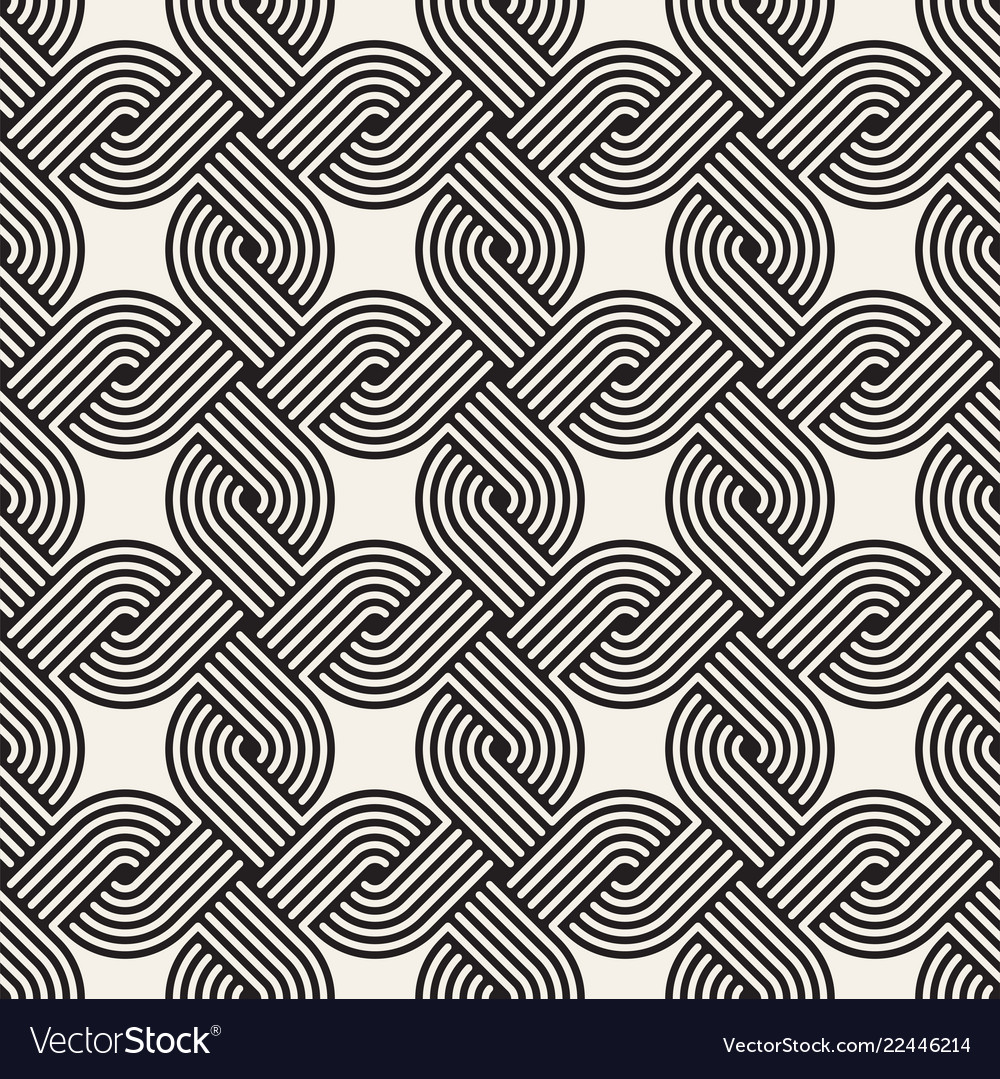 Modern Line Mosaic Pattern