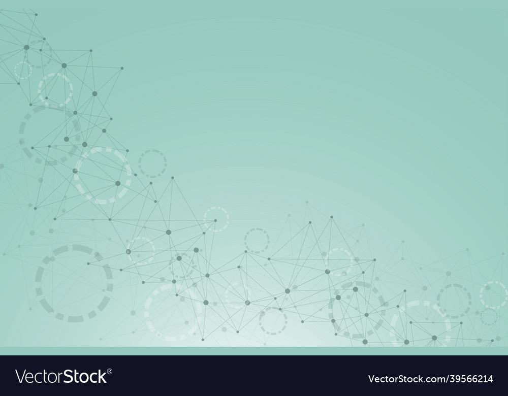 Modern Science Background - Hexagonal Particles