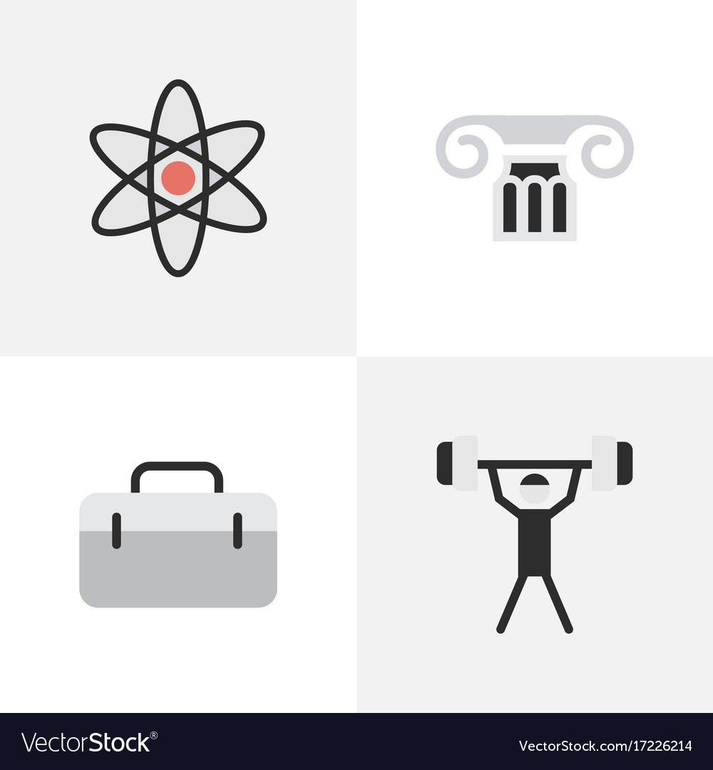 Set of simple knowledge icons