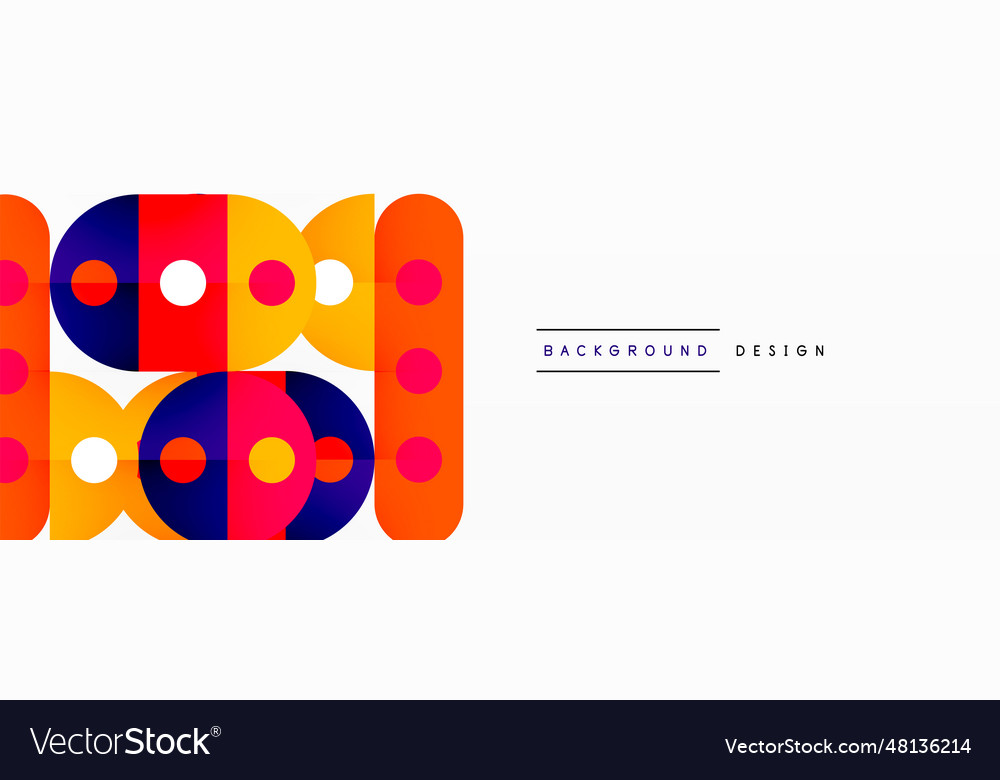 Simple circles and round elements pattern Vector Image Simple circles and round elements pattern