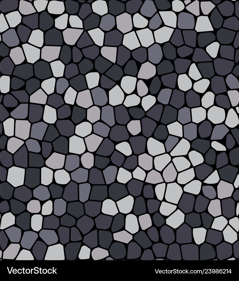Stone pebble texture mosaic background wallpaper Vector Image