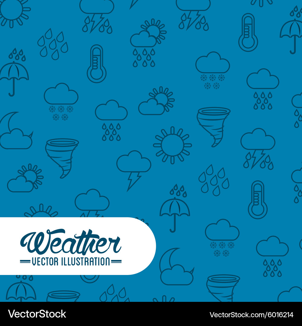 Weather concept Royalty Free Vector Image - VectorStock