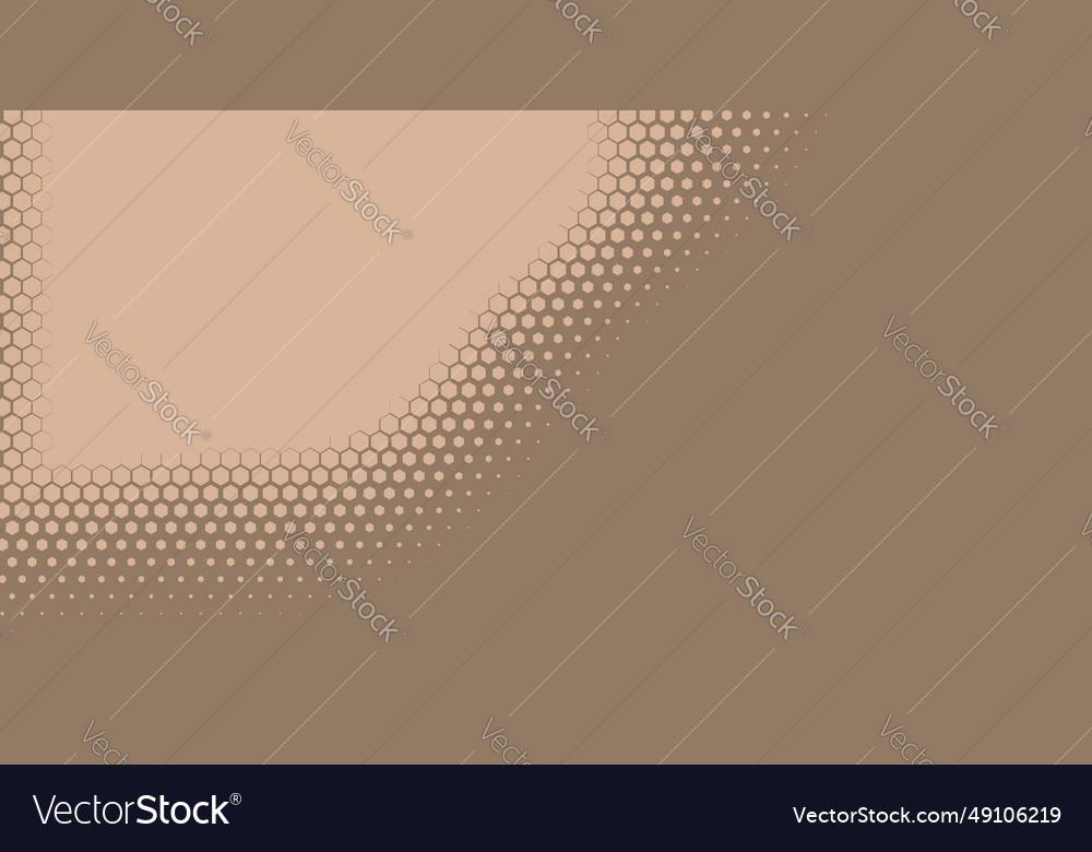 Geometric abstract hexagon two color background
