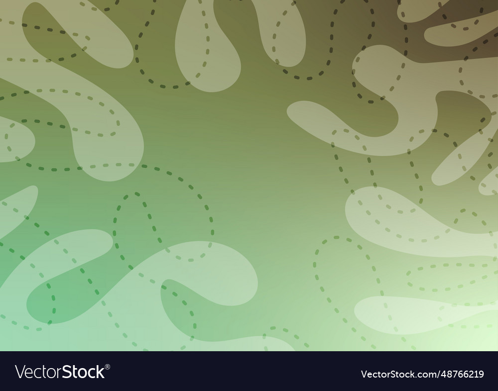 Green line minimal decoration curve wave pattern vector image Green line minimal decoration curve wave pattern