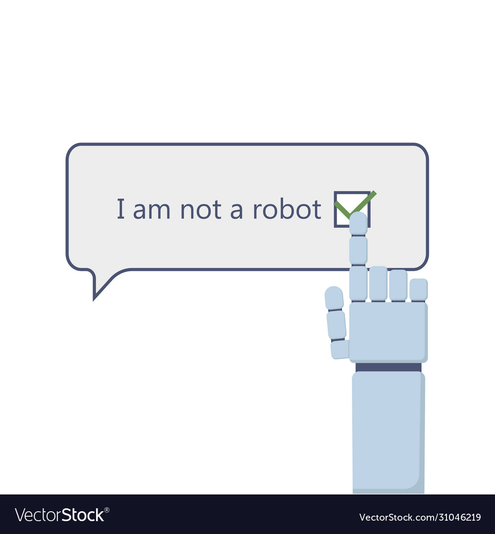 I am not a robot and arm