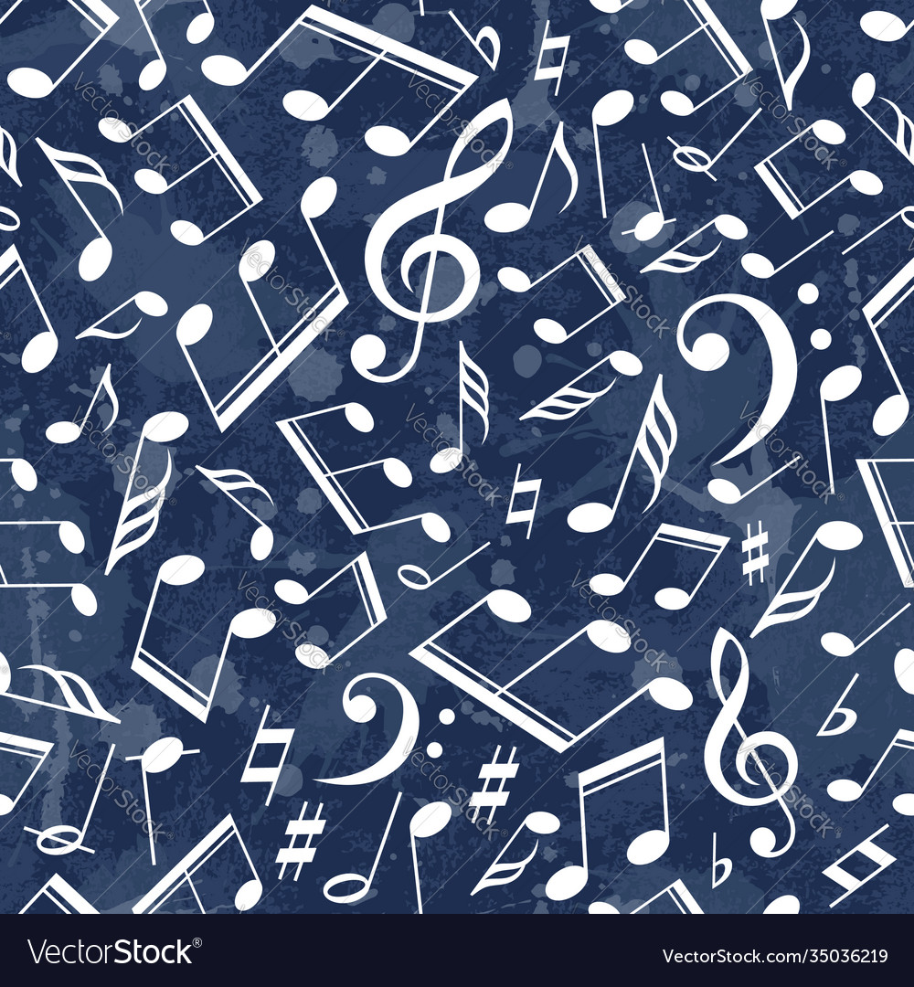 Musical pattern with notes