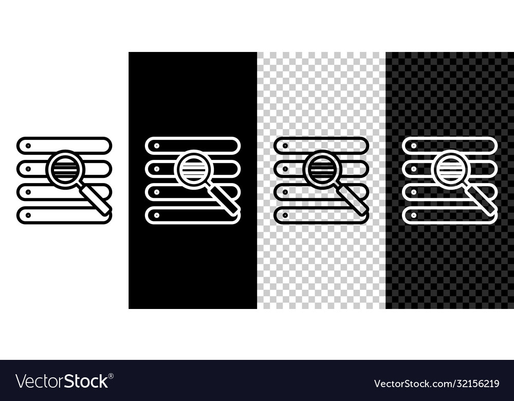 Set line search in a browser window icon isolated Vector Image Set line search in a browser window icon isolated