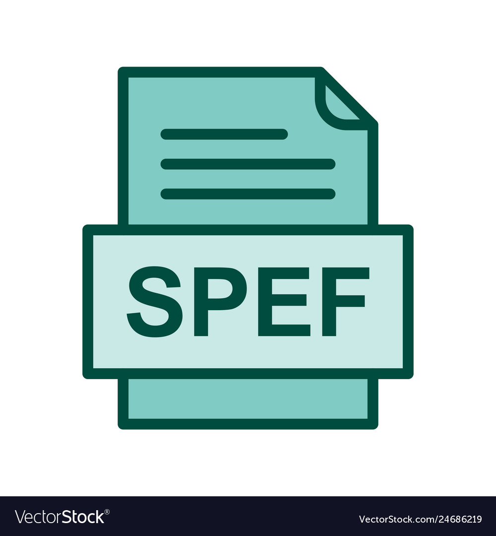 Spef file document icon