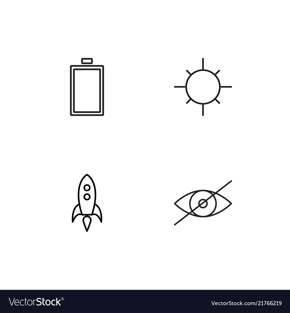 User interface icons set