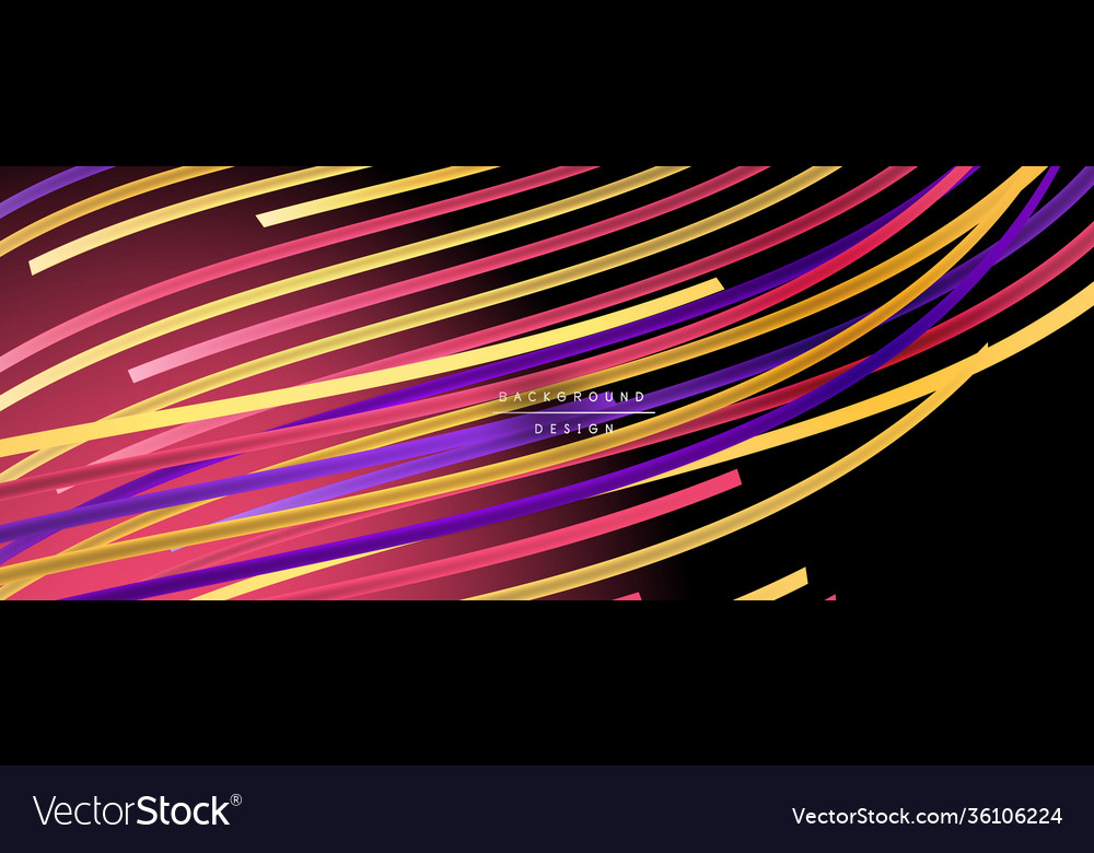 Abstract colorful lines background Vector Image Abstract colorful lines background