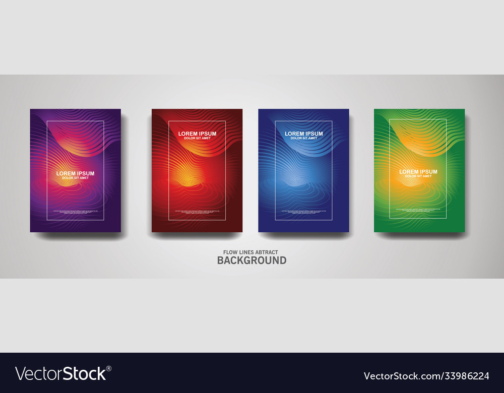Abstract flow lines pattern background vector image Abstract flow lines pattern background