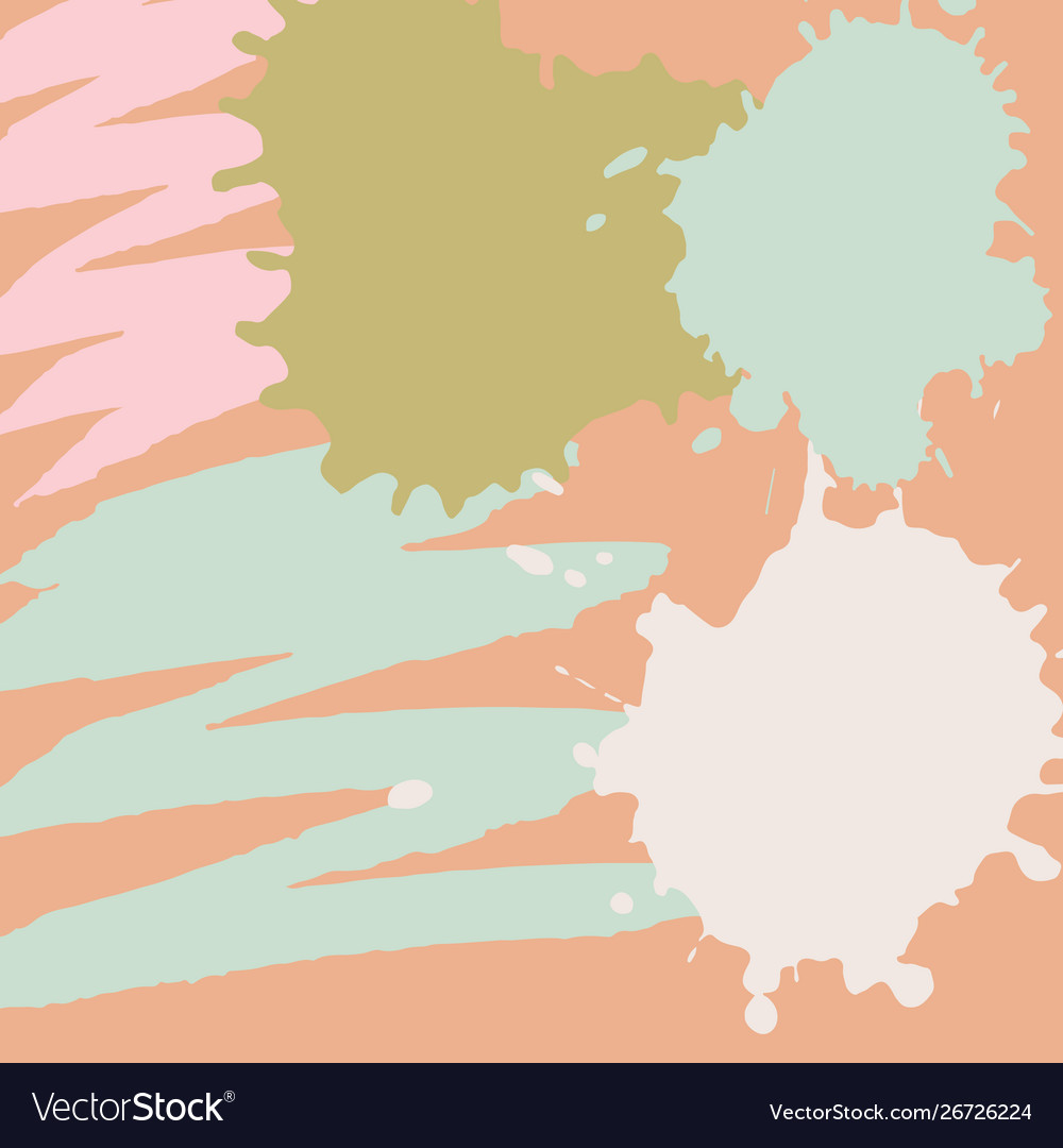 Background multi-colored blots ink