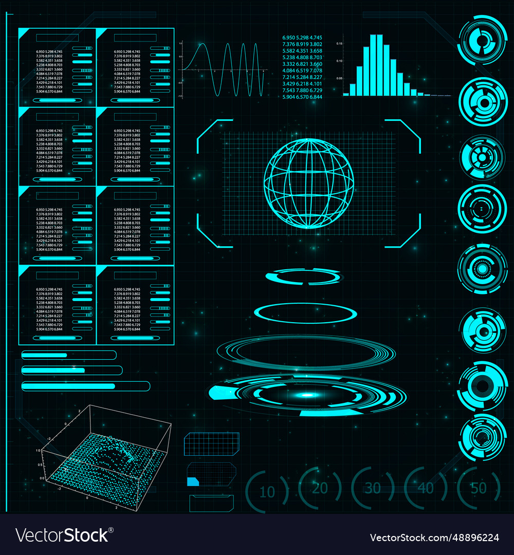 Future chatbot interface Vector Image Future chatbot interface