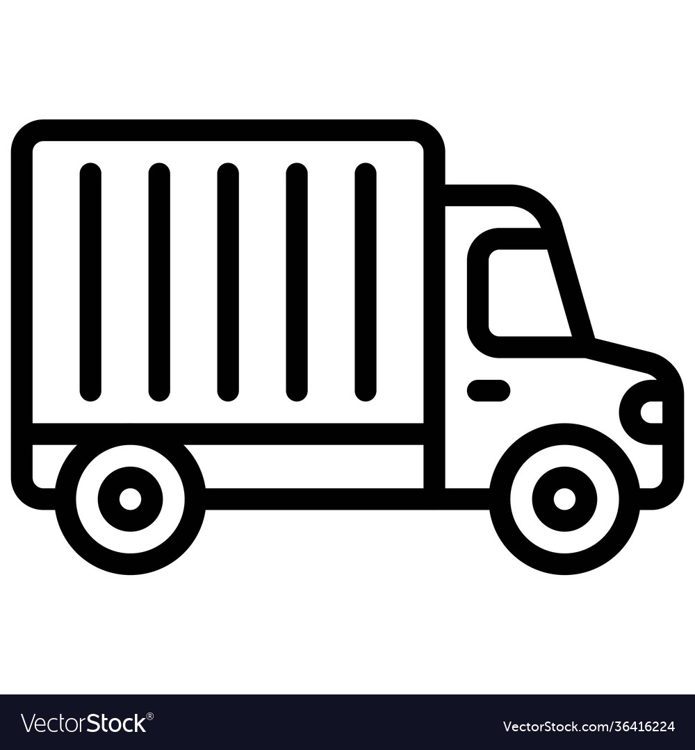 Truck icon transportation related