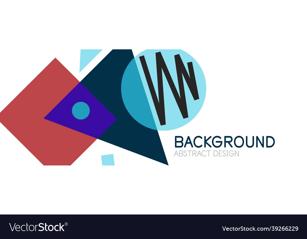 Abstract background blocks lines triangles