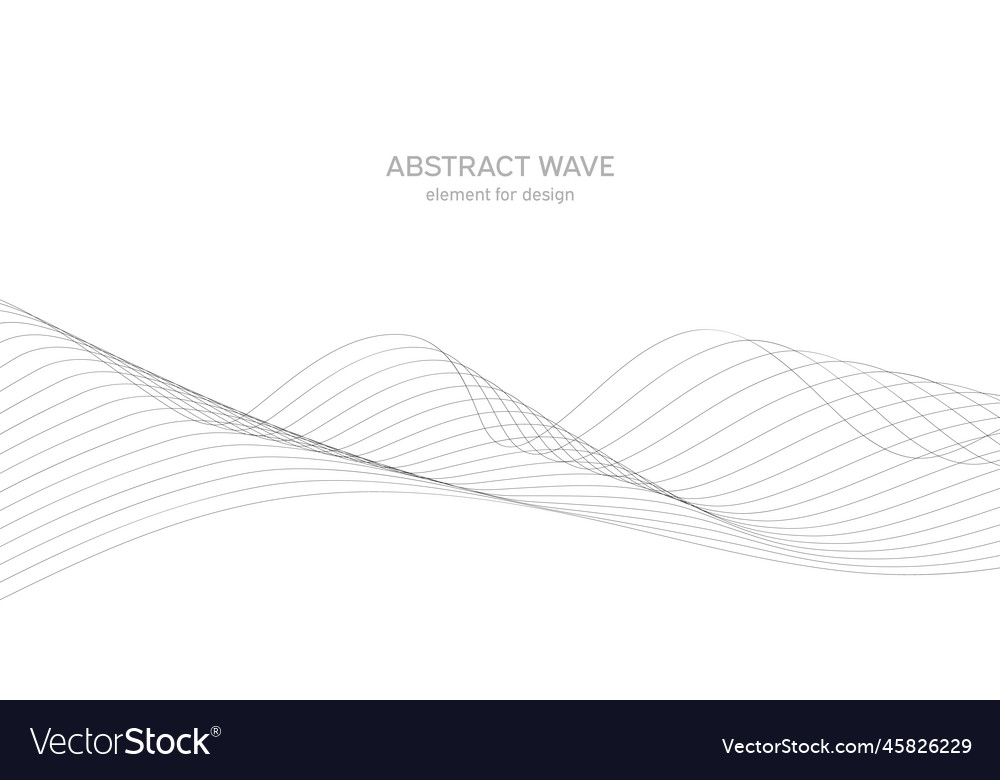 Abstract wave element for design digital vector image Abstract wave element for design digital