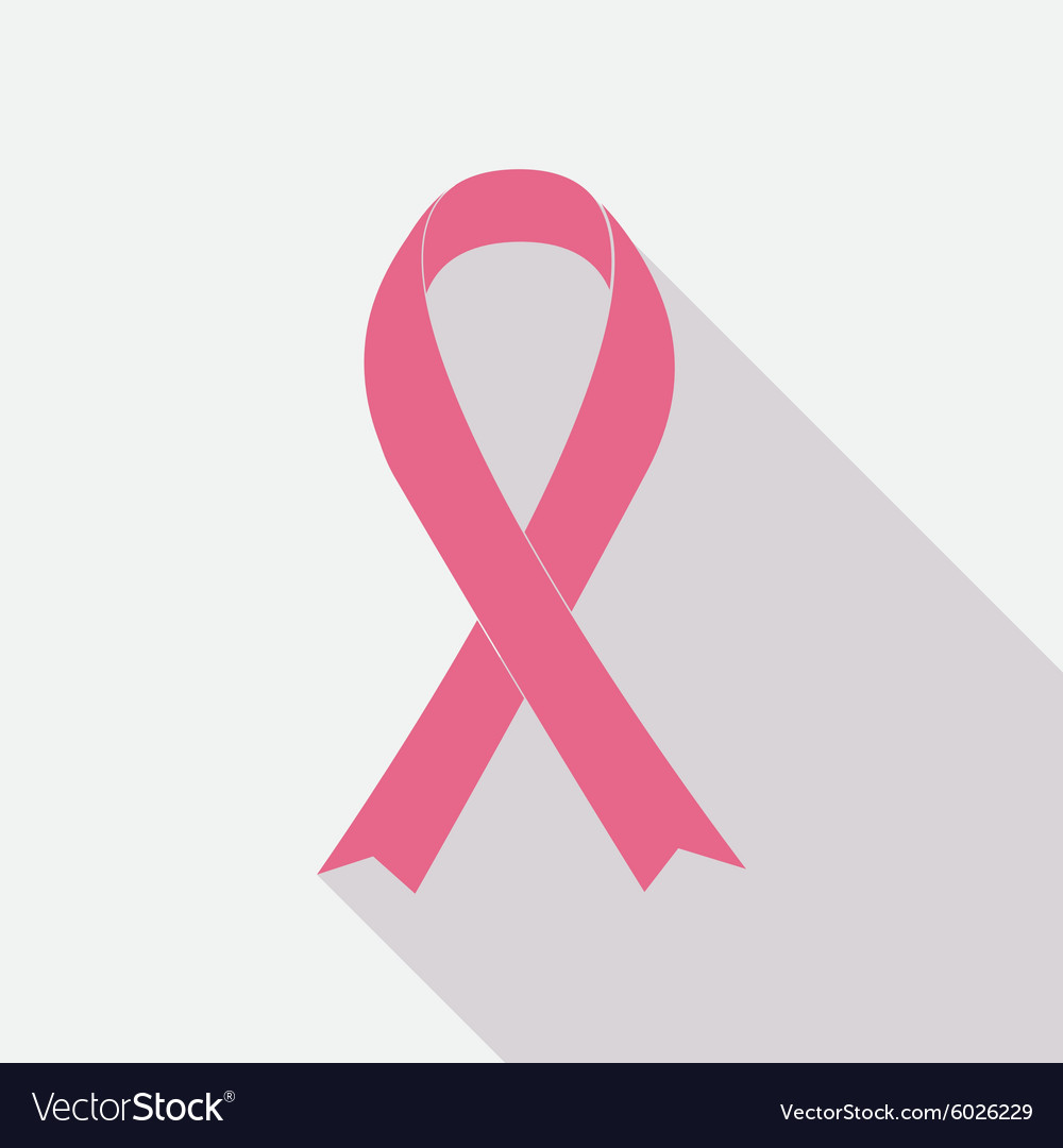 Breast cancer awareness pink ribbon