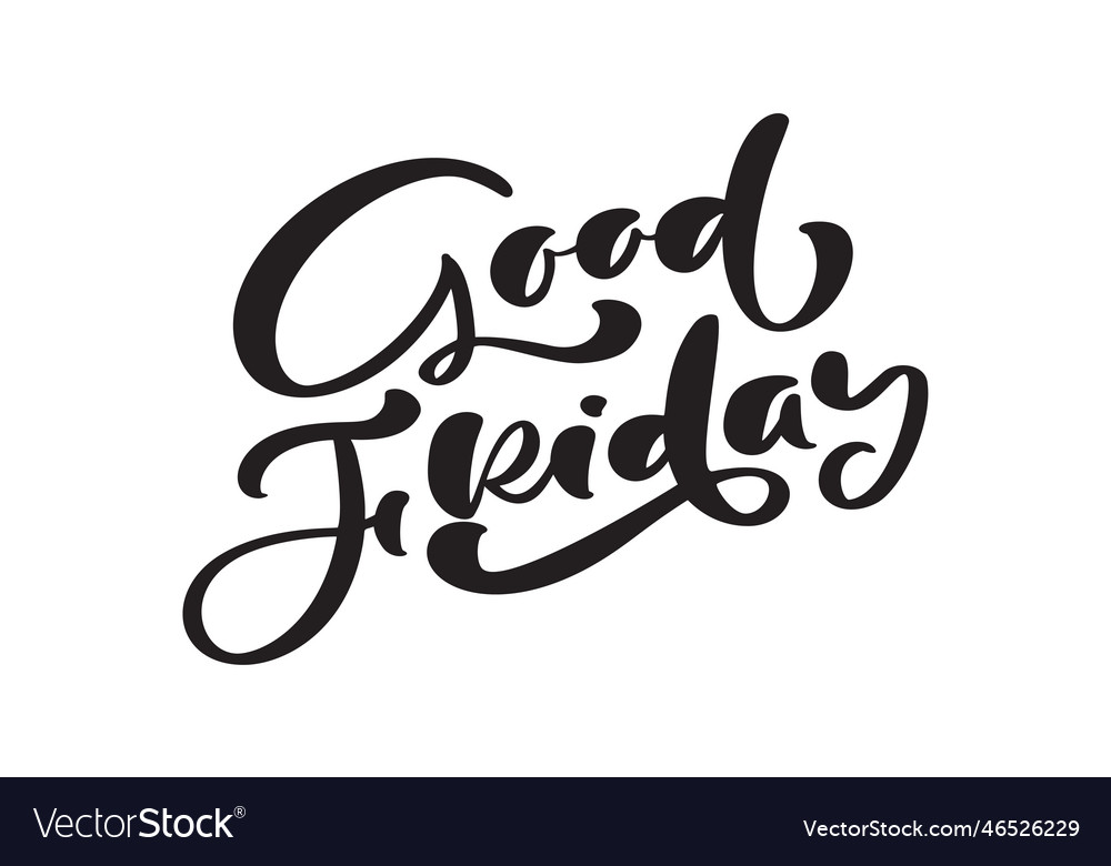 Christian religious calligraphic lettering text vector image Christian religious calligraphic lettering text
