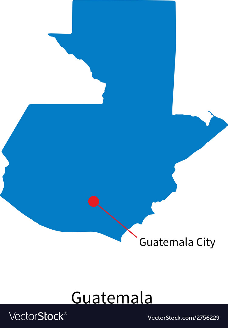 Map Of Guatemala With Capital 4339