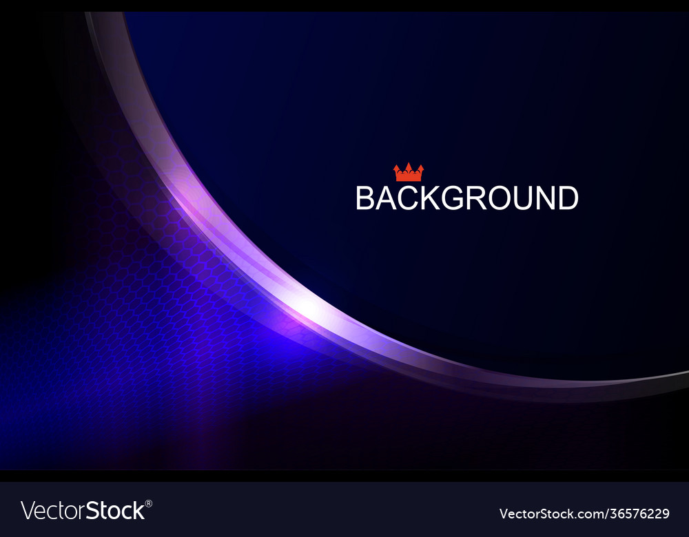 Mesh composition in blue shade with round frame