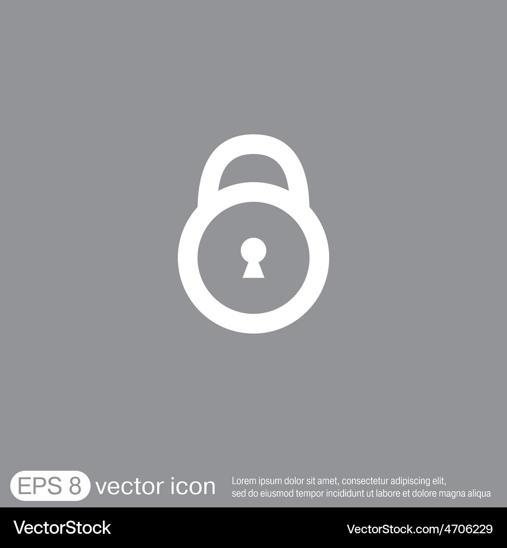 Padlock Royalty Free Vector Image - VectorStock