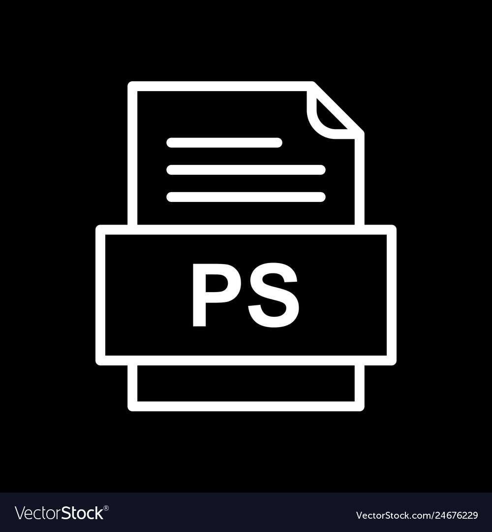 Ps file document icon